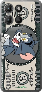 Силиконовый чехол Том и джерри для Motorola Moto G15 Power - 6291u-4044 изображение 