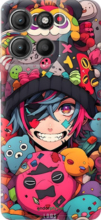 Силиконовый чехол Аниме парень для Motorola Moto G15 Power - 6317u-4044 изображение 