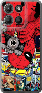 Силіконовий чехол Людина павук 2 для Motorola Moto G15 Power - 6333u-4044 изображение 