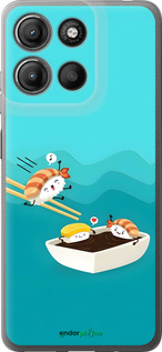 Силиконовый чехол Суши для Motorola Moto G15 Power - 6354u-4044 изображение 