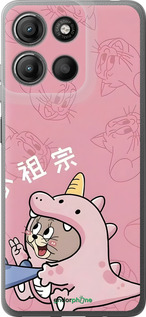 Силиконовый чехол Том и джерри 2 для Motorola Moto G15 Power - 6359u-4044 изображение 