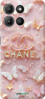 Силиконовый чехол Шанель для Motorola Moto G15 Power - 6366u-4044 изображение 