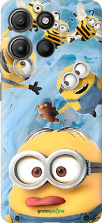 Силиконовый чехол Миньоны для Motorola Moto G15 Power - 6386u-4044 изображение 
