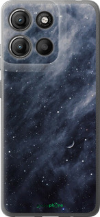 Силиконовый чехол Голубые облака, Голубая луна для Motorola Moto G15 Power - 6398u-4044 изображение 