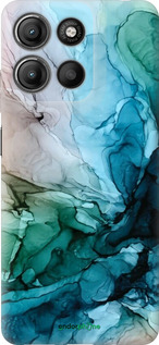 Силиконовый чехол С красочной абстрактной картиной Соленые берега для Motorola Moto G15 Power - 6405u-4044 изображение 