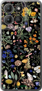 Силиконовый чехол С цветами для Motorola Moto G15 Power - 6422u-4044 изображение 