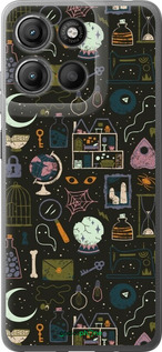 Силиконовый чехол Колдовской принт для Motorola Moto G15 Power - 6425u-4044 изображение 