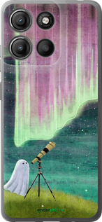 Силиконовый чехол Привидение и звезды для Motorola Moto G15 Power - 6443u-4044 изображение 