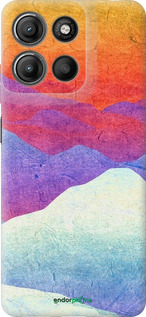 Силиконовый чехол Горный закат для Motorola Moto G15 Power - 6479u-4044 изображение 