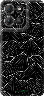 Силиконовый чехол С изображением Темных гор для Motorola Moto G15 Power - 6489u-4044 изображение 