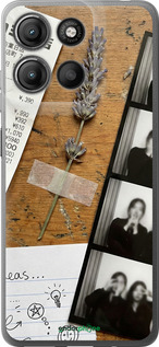 Силиконовый чехол Aesthetic Scrapbook Collage для Motorola Moto G15 Power - 6773u-4044 изображение 