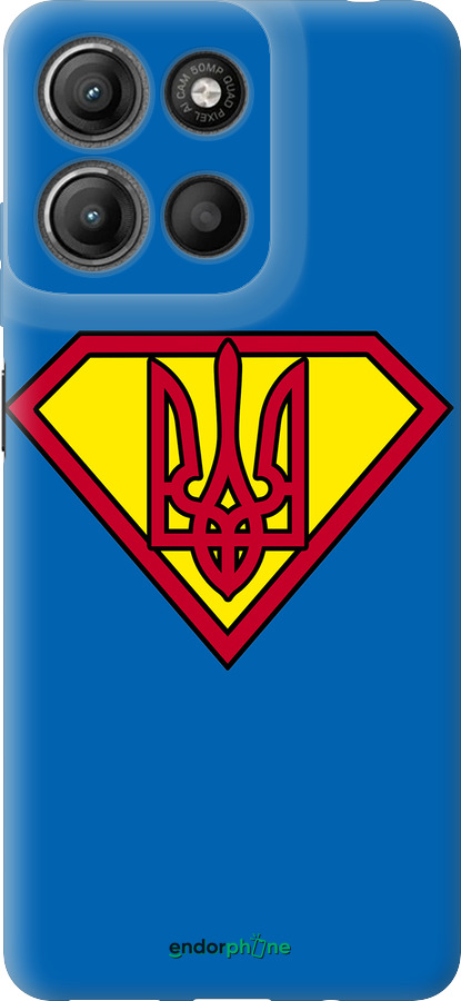 Силиконовый чехол Супер Тризуб для Motorola Moto G15 Power - 1164u-4044 изображение 