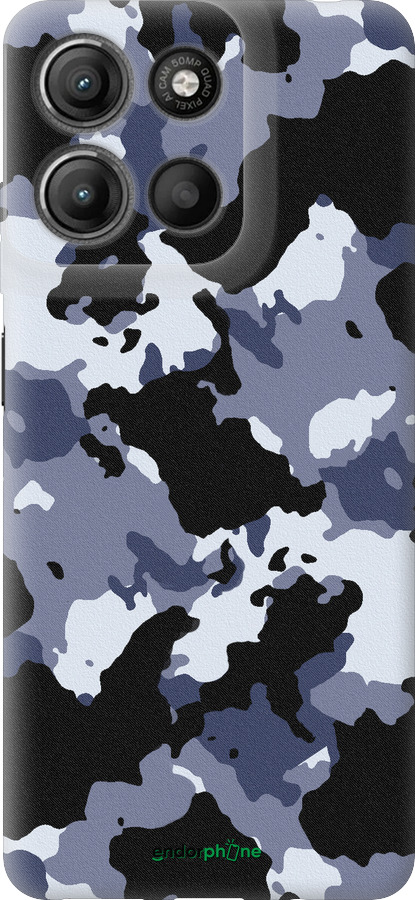 Силиконовый чехол Камуфляж v4 для Motorola Moto G15 Power - 1182u-4044 изображение 