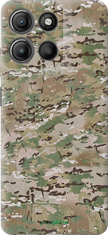 Силиконовый чехол Камуфляж v5 для Motorola Moto G15 Power - 1201u-4044 изображение 