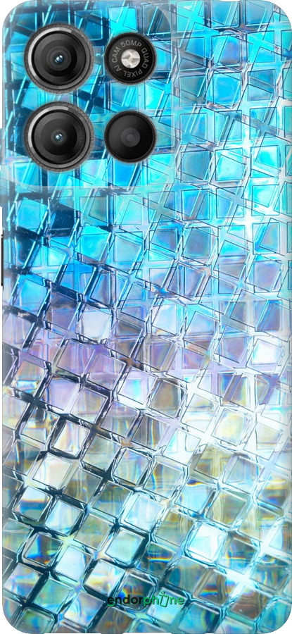 Силиконовый чехол Переливающаяся чешуя для Motorola Moto G15 Power - 227u-4044 изображение 