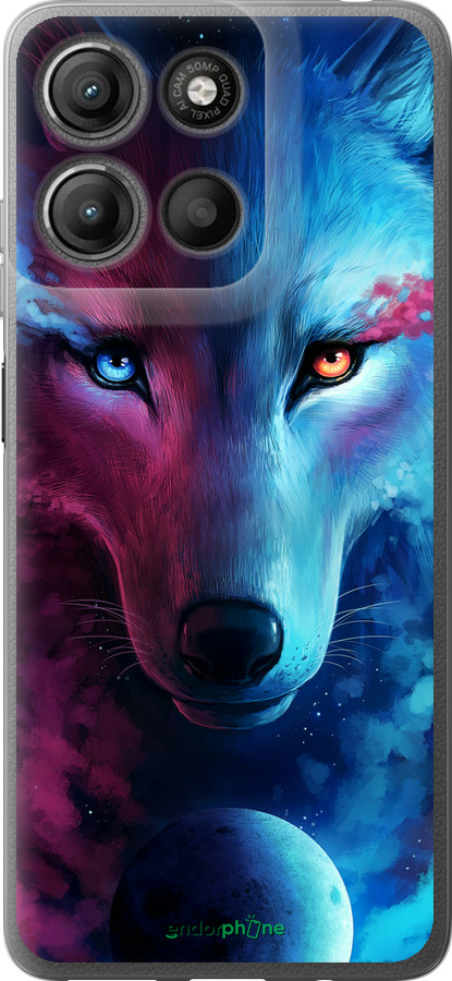 Силіконовий чехол Арт-вовк для Motorola Moto G15 Power - 3999u-4044 изображение 