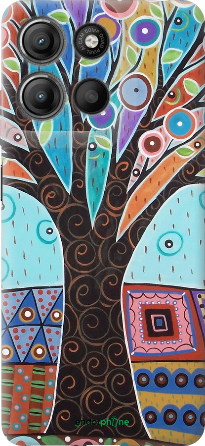 Силиконовый чехол Арт-дерево для Motorola Moto G15 Power - 4008u-4044 изображение 