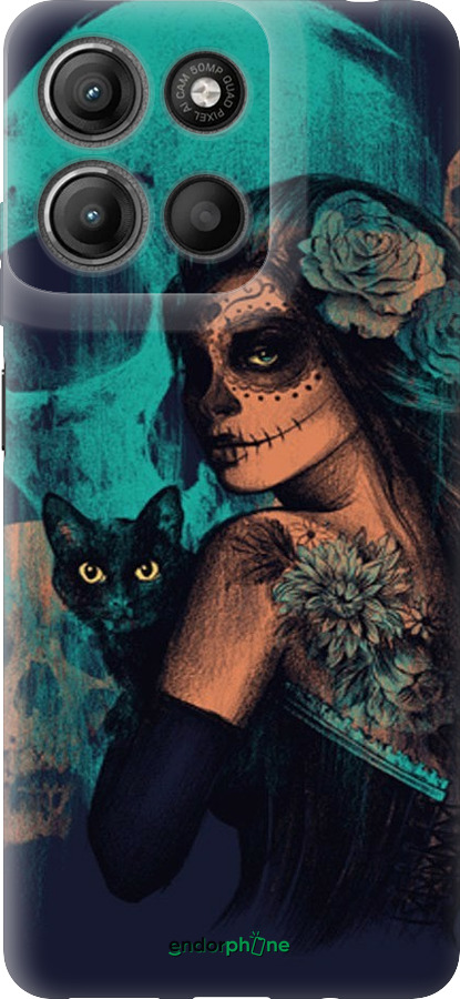 Силиконовый чехол Fantasy girl для Motorola Moto G15 Power - 4133u-4044 изображение 