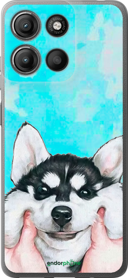 Силиконовый чехол Улыбнись для Motorola Moto G15 Power - 4276u-4044 изображение 