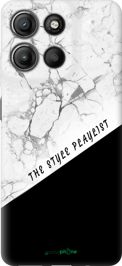 Силиконовый чехол The style playlist для Motorola Moto G15 Power - 4308u-4044 изображение 