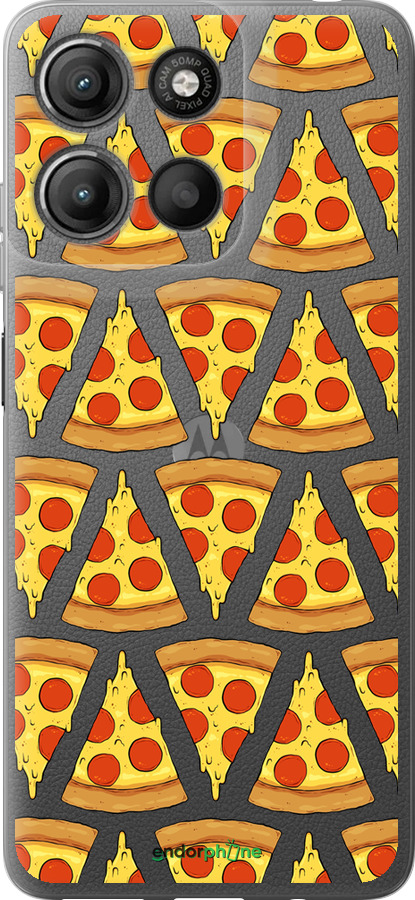 Силіконовий чехол Піца для Motorola Moto G15 Power - 4408u-4044 изображение 