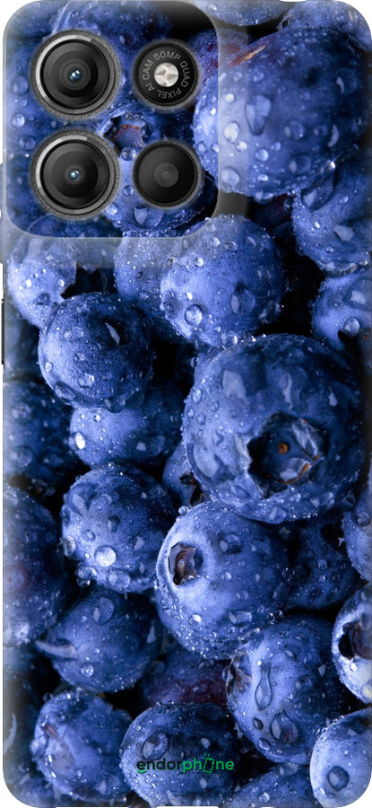 Силиконовый чехол Голубика для Motorola Moto G15 Power - 4459u-4044 изображение 