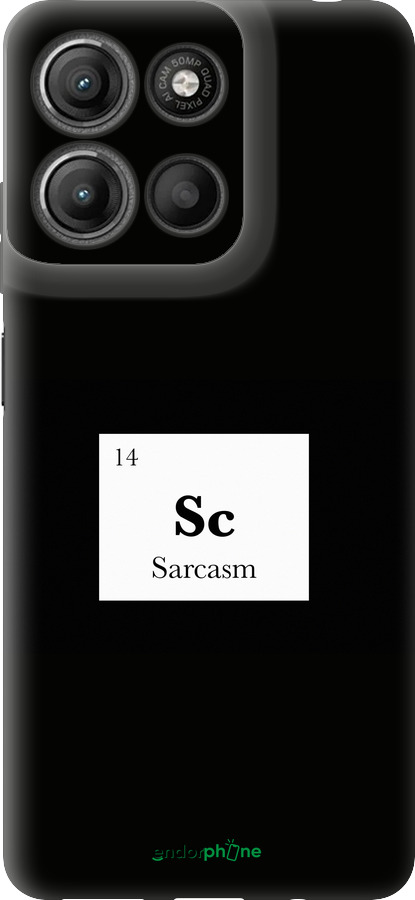 Силиконовый чехол Сарказм для Motorola Moto G15 Power - 4501u-4044 изображение 