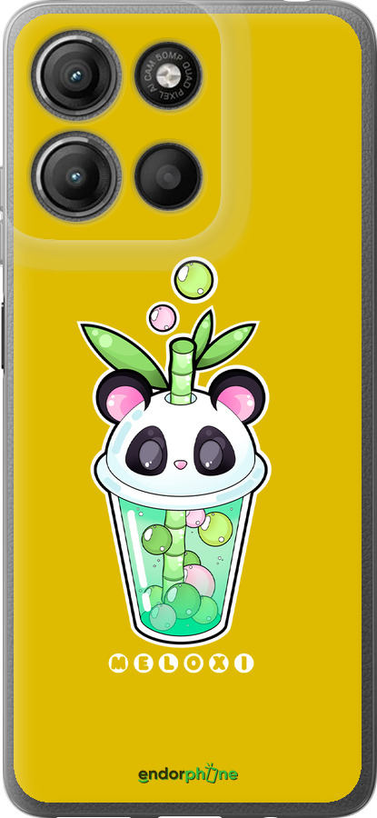 Силиконовый чехол Панда 1 для Motorola Moto G15 Power - 4558u-4044 изображение 