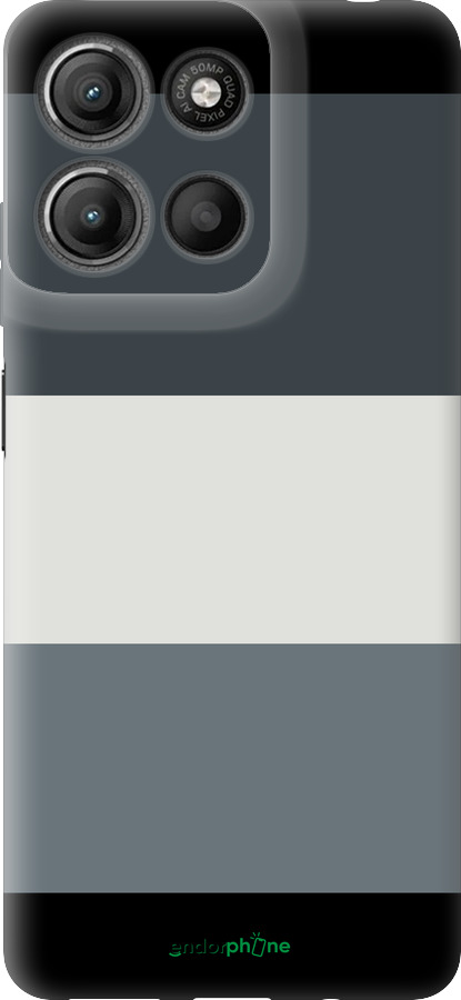 Силиконовый чехол Полосы для Motorola Moto G15 Power - 4588u-4044 изображение 