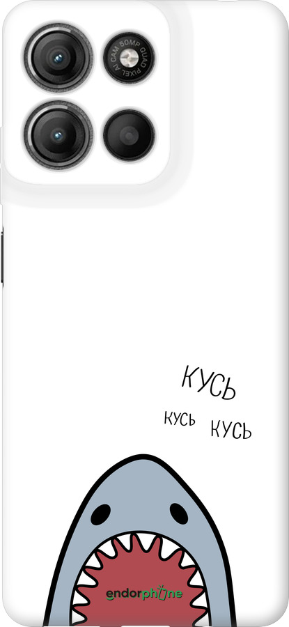 Силиконовый чехол Акула для Motorola Moto G15 Power - 4870u-4044 изображение 