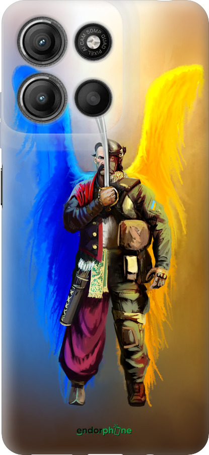 Силиконовый чехол Воин-Ангел для Motorola Moto G15 Power - 5317u-4044 изображение 