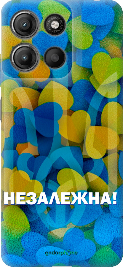 Силиконовый чехол Незалежна для Motorola Moto G15 Power - 5447u-4044 изображение 