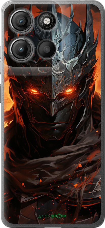 Силиконовый чехол Темный рыцарь для Motorola Moto G15 Power - 5650u-4044 изображение 