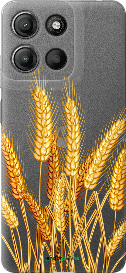Силіконовий чехол Колоски пшениці для Motorola Moto G15 Power - 5866u-4044 изображение 