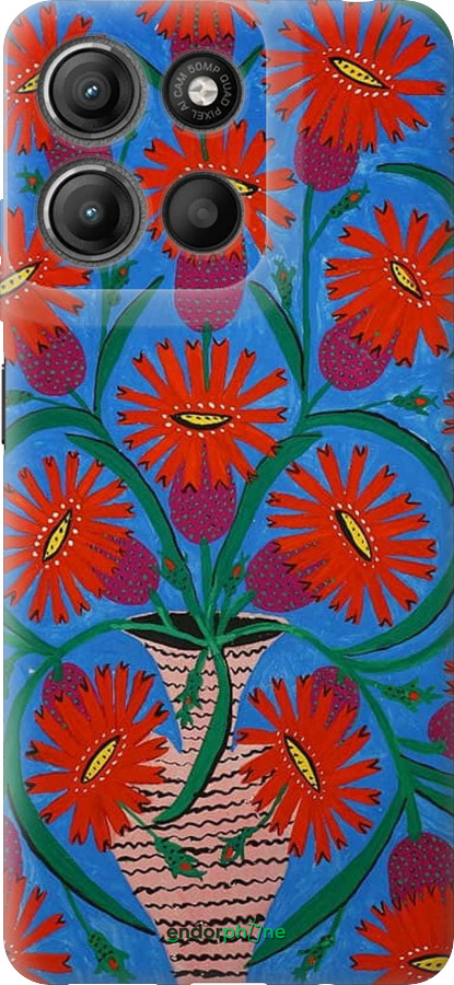 Силиконовый чехол Примаченко для Motorola Moto G15 Power - 5909u-4044 изображение 