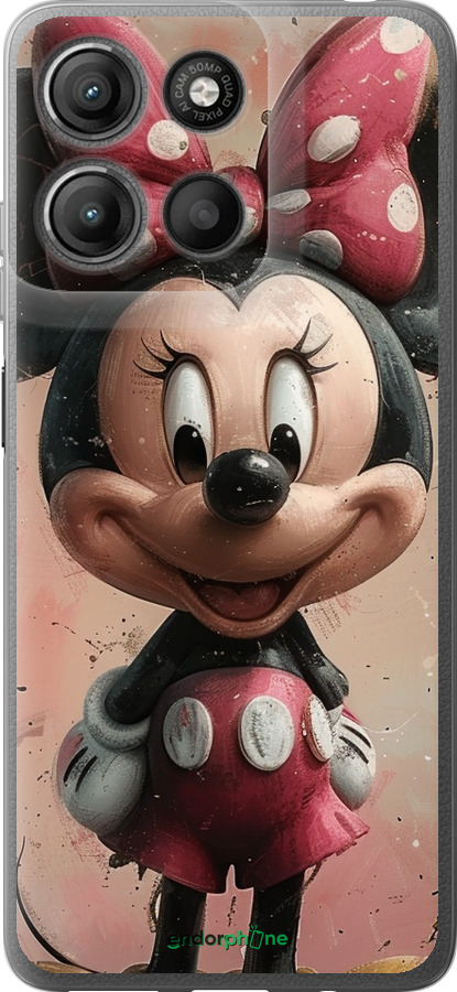 Силиконовый чехол Minnie Mouse для Motorola Moto G15 Power - 6054u-4044 изображение 