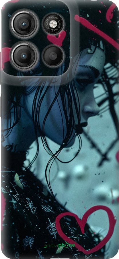 Силіконовий чехол XO Love v2 для Motorola Moto G15 Power - 6057u-4044 изображение 