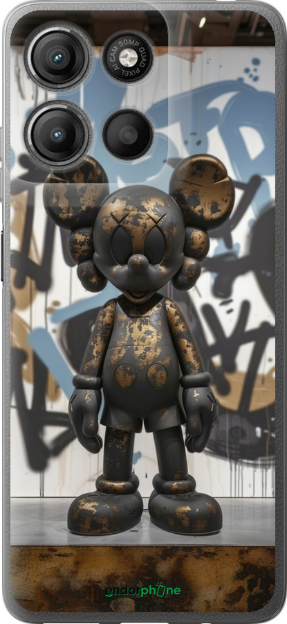 Силиконовый чехол Bronze kaws v2 для Motorola Moto G15 Power - 6098u-4044 изображение 