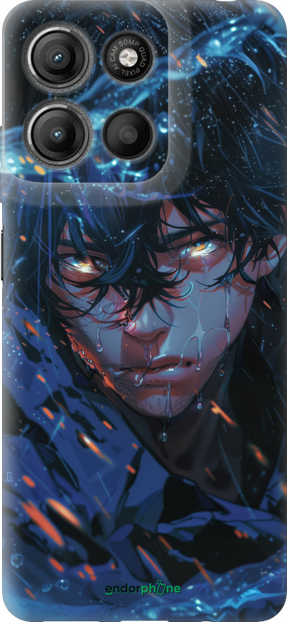 Силиконовый чехол Satoru Gojou для Motorola Moto G15 Power - 6128u-4044 изображение 