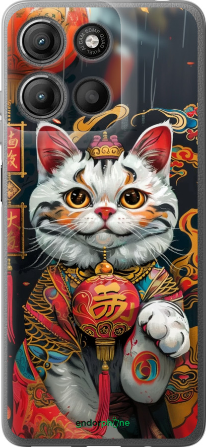 Силиконовый чехол China Cat v2 для Motorola Moto G15 Power - 6135u-4044 изображение 