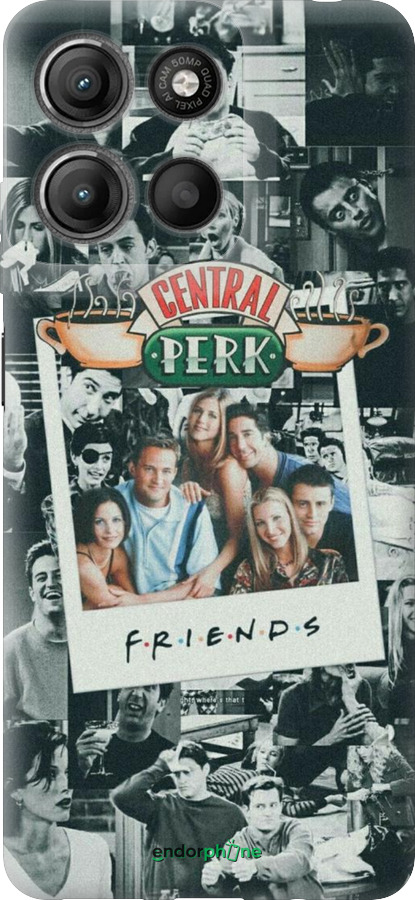 Силиконовый чехол Друзья для Motorola Moto G15 Power - 6276u-4044 изображение 