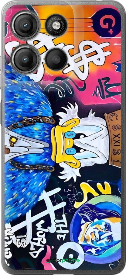 Силіконовий чехол Скрудж 2 для Motorola Moto G15 Power - 6285u-4044 изображение 