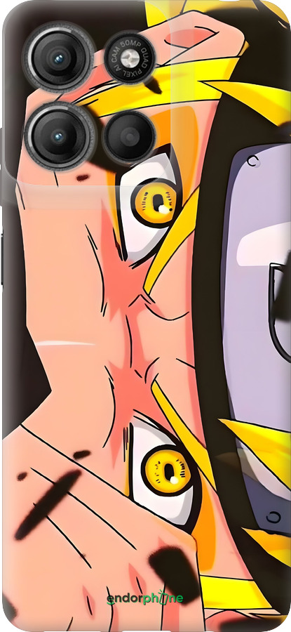 Силиконовый чехол Наруто 2 для Motorola Moto G15 Power - 6297u-4044 изображение 