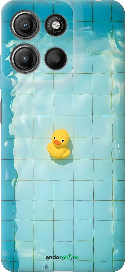 Силиконовый чехол Утенок для Motorola Moto G15 Power - 6323u-4044 изображение 