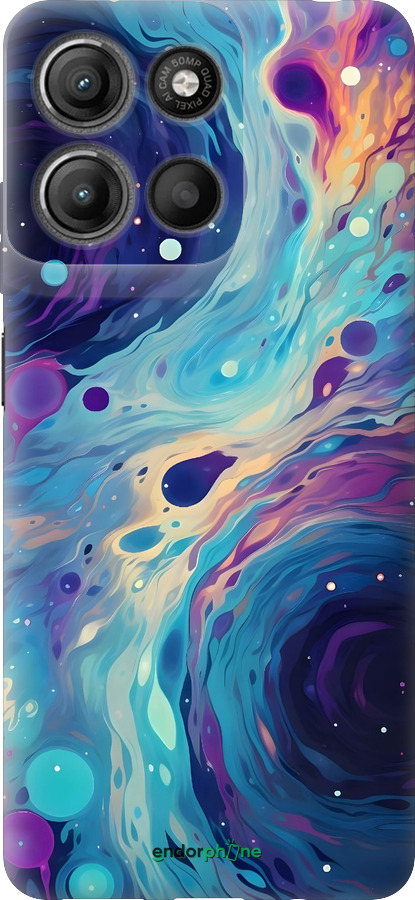 Силиконовый чехол Арт акварель для Motorola Moto G15 Power - 6329u-4044 изображение 