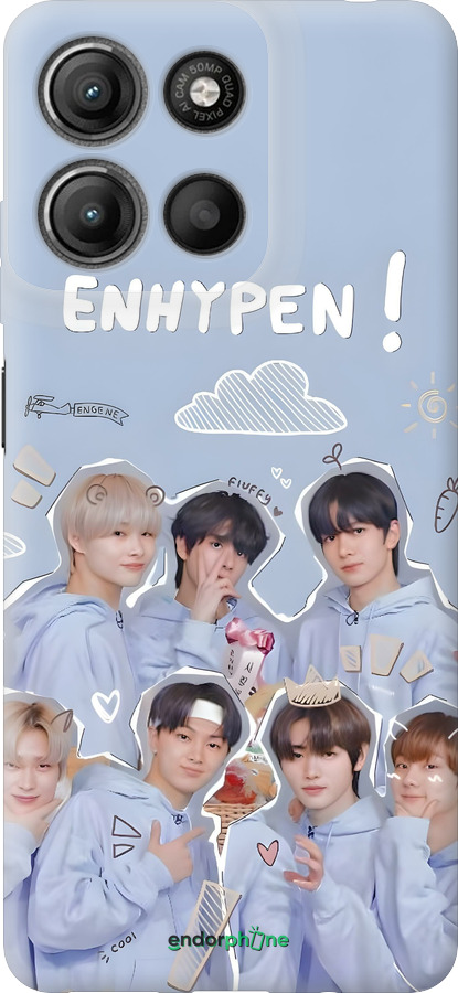 Силиконовый чехол Энхайпен для Motorola Moto G15 Power - 6362u-4044 изображение 