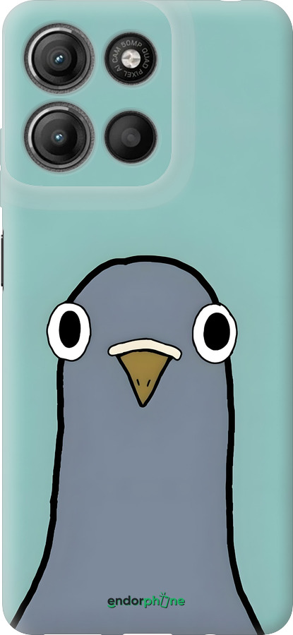 Силиконовый чехол Голубь для Motorola Moto G15 Power - 6388u-4044 изображение 