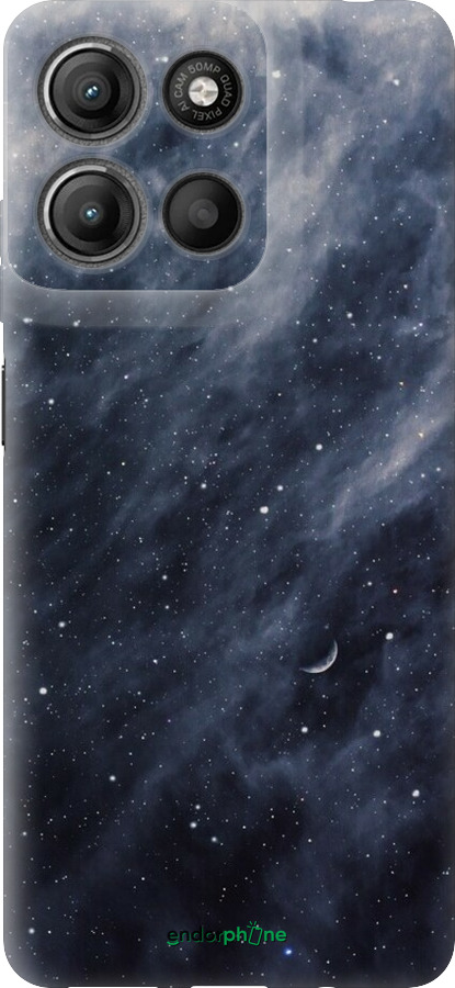 Силиконовый чехол Голубые облака, Голубая луна для Motorola Moto G15 Power - 6398u-4044 изображение 