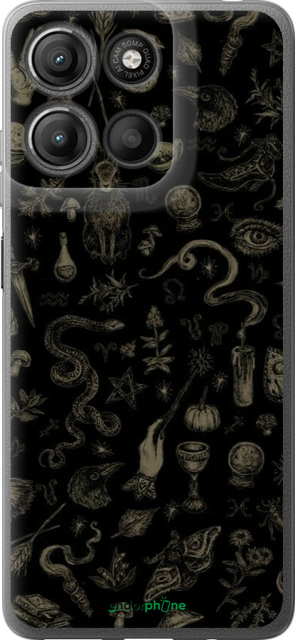 Силіконовий чехол Містичний колаж з травами та магічні символи для Motorola Moto G15 Power - 6428u-4044 изображение 