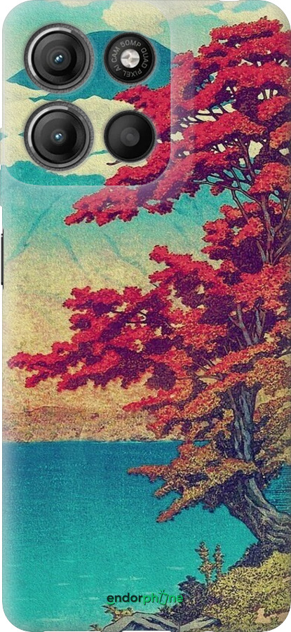 Силиконовый чехол С изображением природы для Motorola Moto G15 Power - 6469u-4044 изображение 